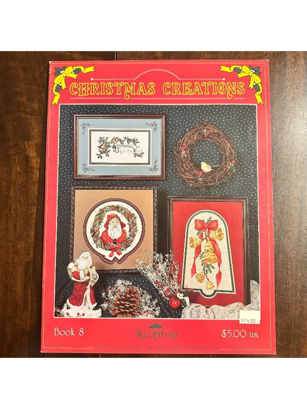Christmas Creations Book 8 Cross-Stitch Patterns By Raindrop Designs
